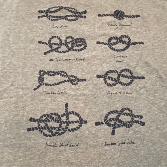 J. Crew Nautical Knots Graphic Tee - Picture 2 of 2